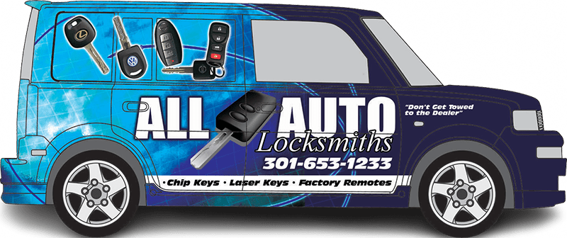 All Auto Locksmith white van